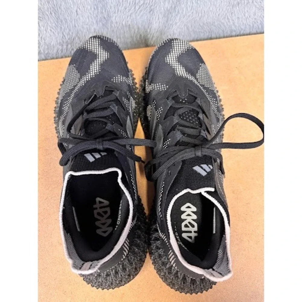 Adidas 4DFWD Pulse Womens Running Shoes Black White 3D Printed Midsole Size 10.5